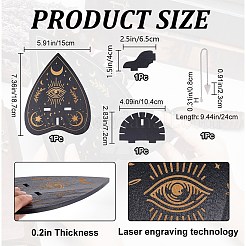 DIY Poplar Wood Display Stand Decorations&nbsp;AJEW-CN0001-63B