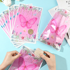 Disposable Butterfly Printed Paper Gift Bags&nbsp;ABAG-WH20006-22B