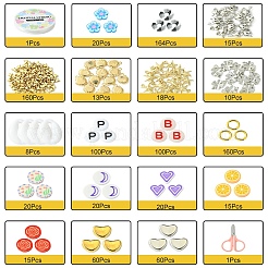 DIY Polymer Clay & Acrylic Beads Bracelets Making Kits&nbsp;DIY-YW0009-58