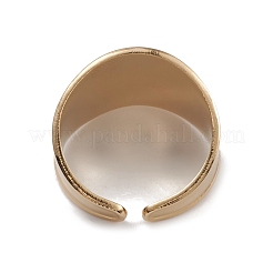 Ion Plating(IP) 304 Stainless Steel Eye Open Cuff Rings for Women&nbsp;RJEW-G285-22G