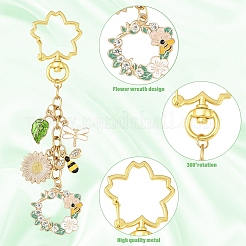 Alloy Enamel Pendant Decorations&nbsp;KEYC-YW00219-01