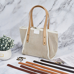 8 Sets 4 Colors  PU Leather Bag Handles&nbsp;FIND-FH0009-04