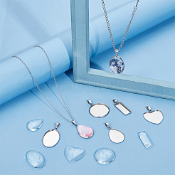 DIY Blank Pendant Making Kit&nbsp;DIY-UN0005-54