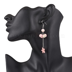 6 Pairs Synthetic Turquoise Dangle Earrings&nbsp;EJEW-JE06505-02