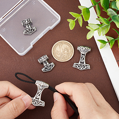 4Pcs 2 Style 304 Stainless Steel Pendants&nbsp;STAS-UN0043-52