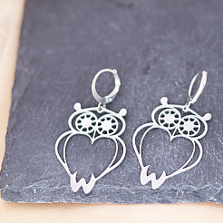 201 Stainless Steel Leverback Earrings&nbsp;FS-WG891C3-01