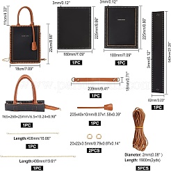 DIY PU Imitation Leather Handbag Making Set&nbsp;DIY-WR0004-03
