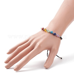 Natural & Synthetic Gemstone Round Beaded Bracelets&nbsp;BJEW-JB08716-02