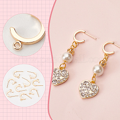 12Pcs Brass Stud Earrings Findings&nbsp;KK-BC0010-70