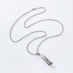 Electric Hair Trimmer Razor 304 Stainless Steel Pendant Hip Hop Necklaces for Men&nbsp;ZH2292