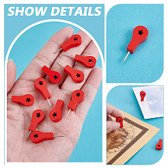 Star Wood Push Pins&nbsp;AJEW-WH0348-875