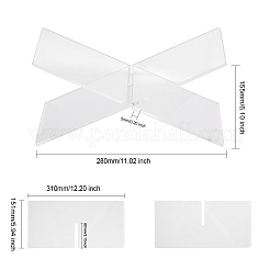 Acrylic Bookends&nbsp;OFST-WH0002-42