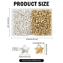 500Pcs 2 Colors CCB Plastic Beads&nbsp;CCB-YW0001-65
