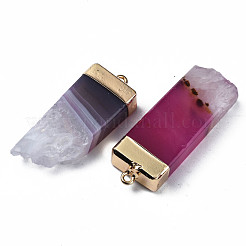 Natural Agate Pendants&nbsp;G-Q998-039A