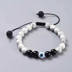 Adjustable Nylon Thread Braided Bead Bracelets Sets&nbsp;BJEW-JB04465