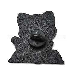 Cat Reading Book Enamel Pins&nbsp;JEWB-I055-05EB-03