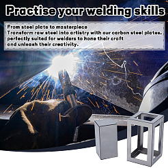 48Pcs 4 Styles Steel Welding Practice Sheet Kit&nbsp;TOOL-WH0136-210