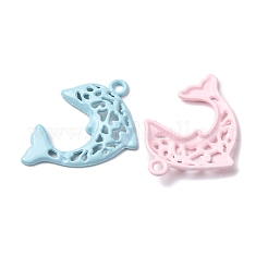Spray Paint Alloy Pendants&nbsp;FIND-H060-01B