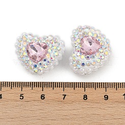 Polymer Clay Glass Rhinestone Beads&nbsp;CLAY-NH0001-13G