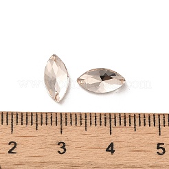 Glass Rhinestone Cabochons&nbsp;RGLA-P037-09B-D261