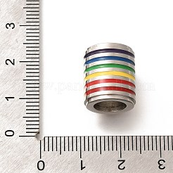 304 Stainless Steel Enamel  Beads&nbsp;STAS-Z110-29P