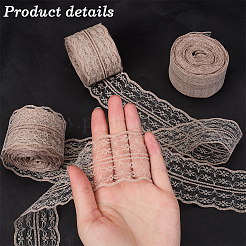 3 Rolls Guipure Non-Stretch Lace Trim&nbsp;OCOR-GF0004-52A