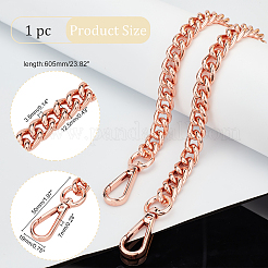 1Pc Aluminum Curb Chain Bag Straps&nbsp;FIND-PH0006-17