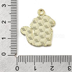 Golden Plated Alloy Enamel Pendants&nbsp;ENAM-L049-01G-03