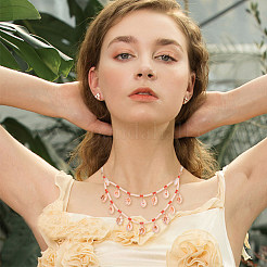 Bohemian Style Bib Necklaces&nbsp;NJEW-PH0001-11