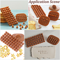 1 Set PP Plastic Letter A~Z Cookie Impress Embosser Cutter&nbsp;AJEW-CP0007-34