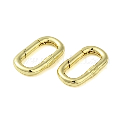 Brass Spring Gate Rings&nbsp;KK-B089-05G