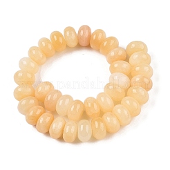 Natural Yellow Jade Beads Strands&nbsp;G-T138-76