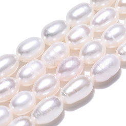 Natural Cultured Freshwater Pearl Beads Strands&nbsp;PEAR-N012-06L
