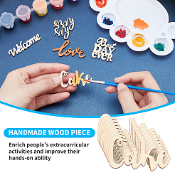 Natural Wood Cabochons&nbsp;WOOD-NB0001-58
