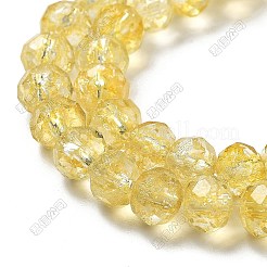 Crack Glass Beads Strands&nbsp;GLAA-M049-01L