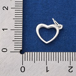 925 Sterling Silver Heart Charms&nbsp;STER-G045-01S-03