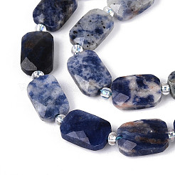 Natural Sodalite Beads Strands&nbsp;G-T139-70