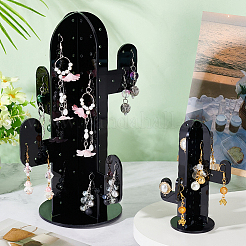 2 Sets 2 Styles Cactus Acrylic Earring Display Stands&nbsp;EDIS-PH0001-64B