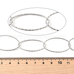304 Stainless Steel Oval Link Chains&nbsp;CHS-C018-01A-P