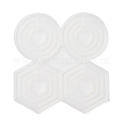 Hexagon/Round/Ring DIY Pendant Silicone Molds&nbsp;SIMO-R002-04