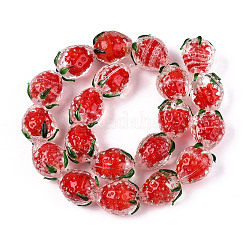 Handmade Lampwork Beads Strands&nbsp;LAMP-N036-05B
