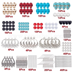 DIY Halloween Theme Earring Making Kits&nbsp;DIY-SC0019-46