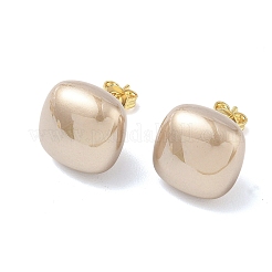 Brass & ABS Plastic Imitation Pearl Stud Earrings for Women&nbsp;PL-CBA760A-03B-G03