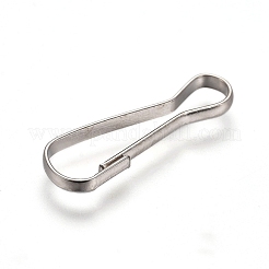 Iron Key Clasp Finding&nbsp;KEYC-WH0016-09B