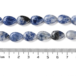 Natural Blue Spot Jasper Beads Strands&nbsp;G-K357-A06-01