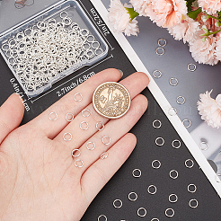 300Pcs 304 Stainless Steel Open Jump Rings&nbsp;STAS-BBC0004-98B