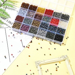 288G 24 Styles 8/0 Glass Seed Beads&nbsp;SEED-FS0001-26A