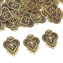 10Pcs Tibetan Style Zinc Alloy Hollow Chandelier Component Links&nbsp;FIND-WH0366-360E