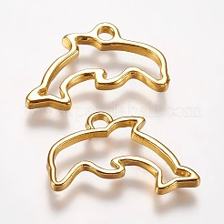 Alloy Open Back Bezel Pendants&nbsp;LS-PALLOY-L203-05G
