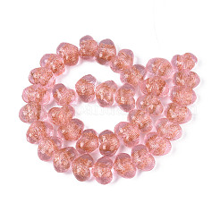 Handmade Gold Sand Lampwork Beads&nbsp;LAMP-T026-02A-02
